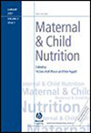 Maternal and Child Nutrition雜志封面
